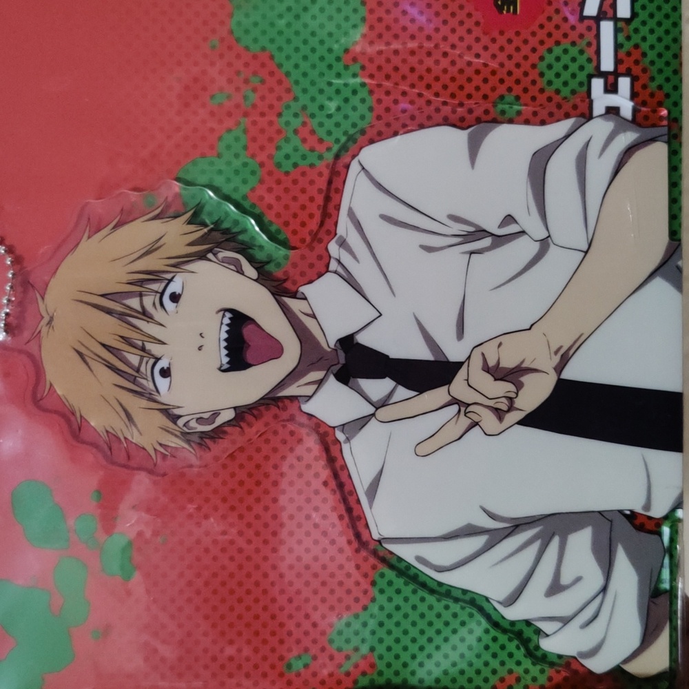 Chainsaw Man Denji Acrylic Keychain With Stand - Picture 2 of 3